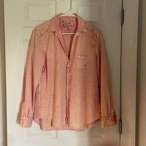 Pink frank & Eileen button down shirt